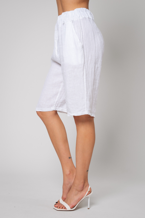 Pantaloni Scurt din 100% In White [2]