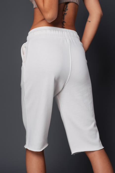 Pantalon scurt Undone Off White [5]