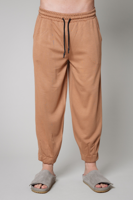 Men's puffer pants Brown [2]