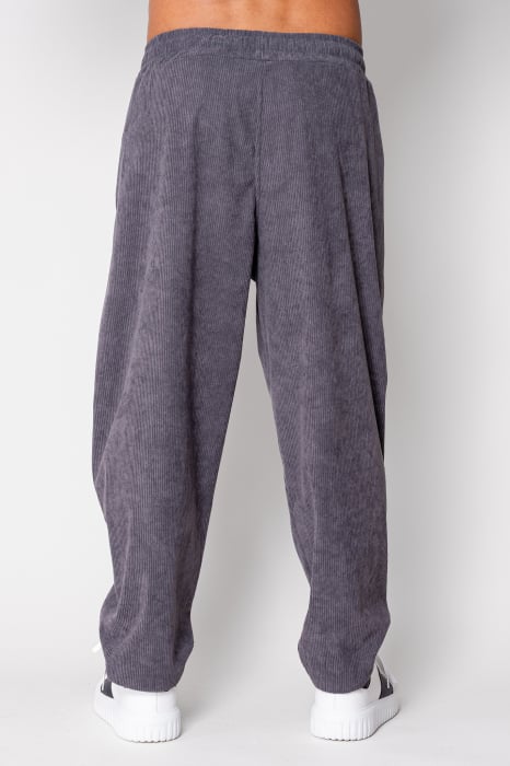 Long straight pants made of Grey Anthracite [3]
