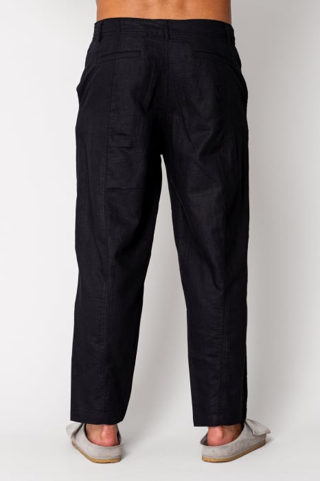 Long IN trousers with button Black [3]