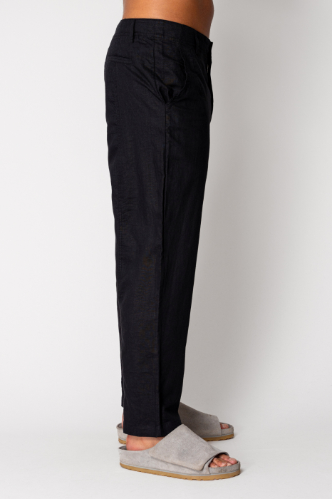 Long IN trousers with button Black [2]