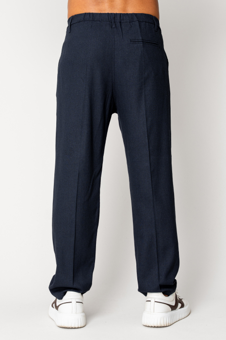 Long IN trousers with button Navy [4]