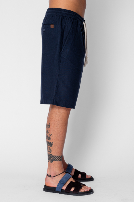 IN shorts with button and drawstring Navy [2]