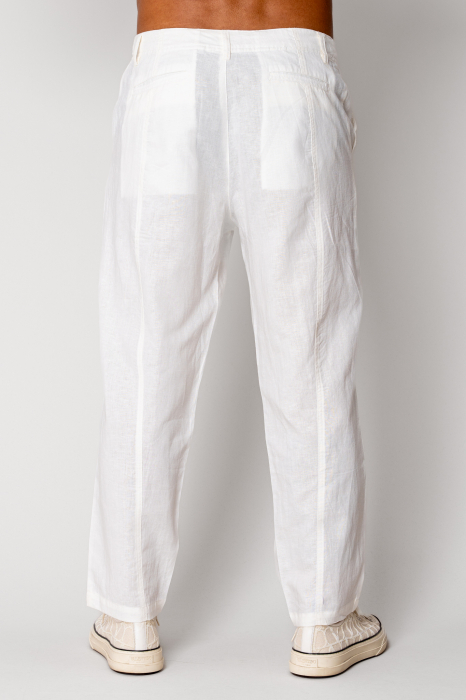 Long IN trousers with button White [3]