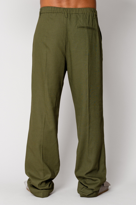 Pantaloni lung din IN Olive [4]