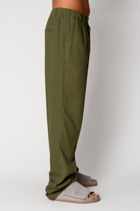 Pantaloni lung din IN Olive [3]