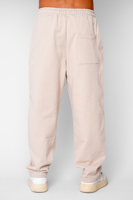 Pantaloni lungi Baloon Fit din 100% Bumbac - 400gr/mp Premium Edition Beige [3]