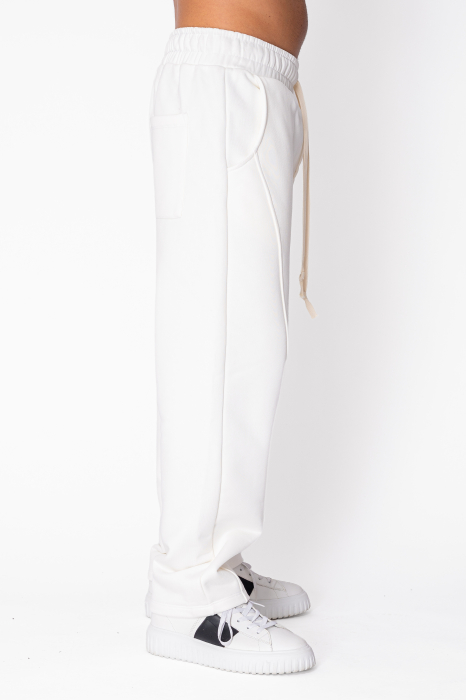 Balloon Fit pants made of 100% Cotton - 400 gr/sqm Premium Edition White [2]