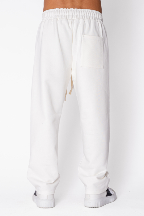 Balloon Fit pants made of 100% Cotton - 400 gr/sqm Premium Edition White [3]
