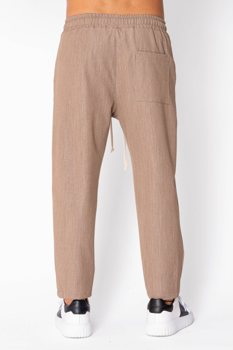 Pleated trousers with back pocket Beige [3]