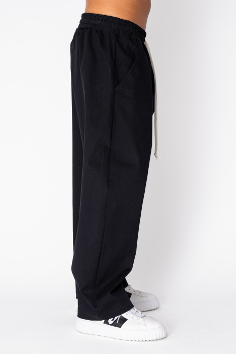 Cotton Long pants Balloon Black [2]