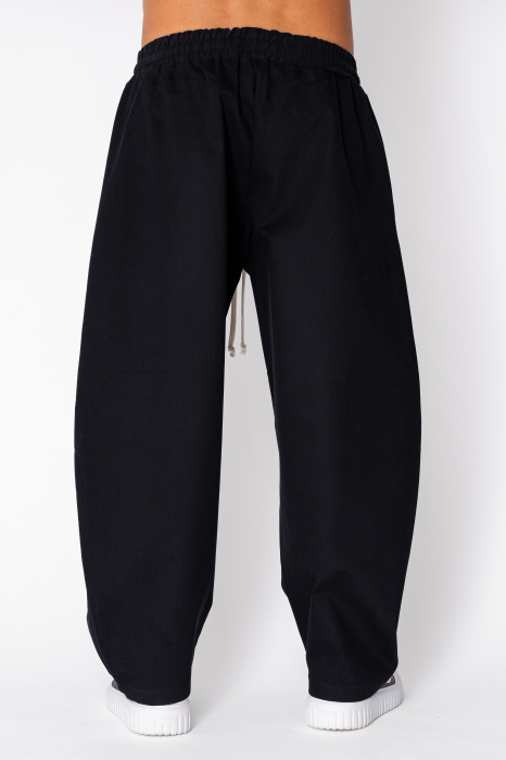 Cotton Long pants Balloon Black [3]