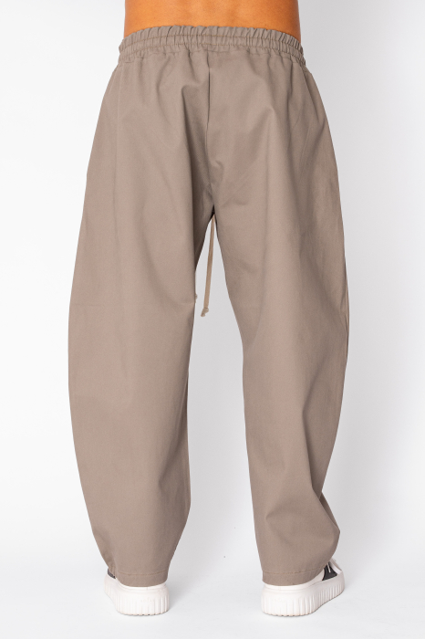 Cotton Long pants Balloon Taupe [3]