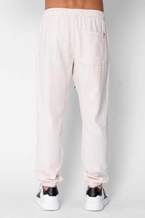 Long IN trousers with elastic and drawstring  Beige [3]