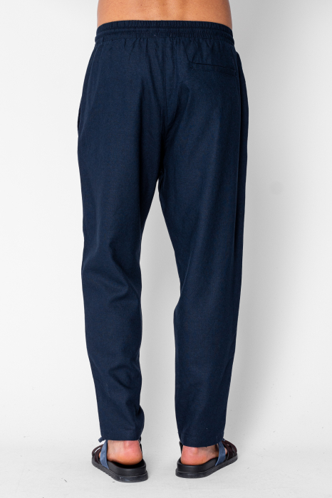 Pantaloni lungi din IN cu snur Navy [3]