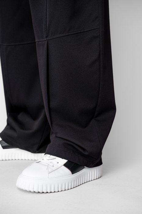 Pantaloni lungi drepti Baloon Fit Black [4]