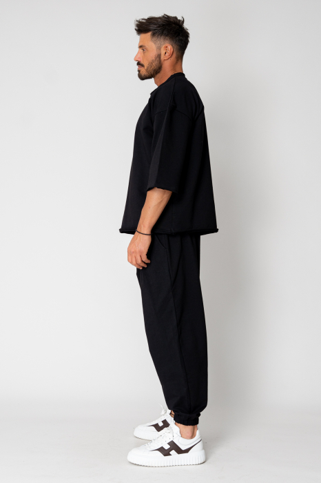 Set Flex Oversized T-Shirt and Baggy Pants Black [3]