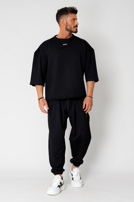 Set Flex Oversized T-Shirt and Baggy Pants Black [2]