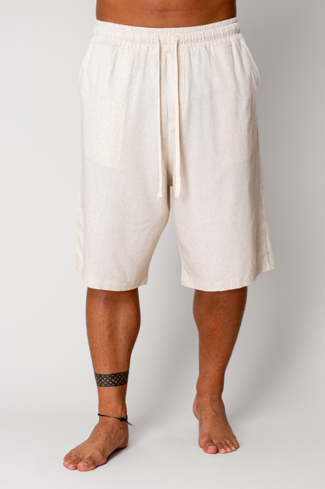 Linen short pants Light Beige [2]