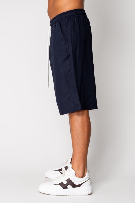 Pantaloni scurt din IN cu snur Navy [2]