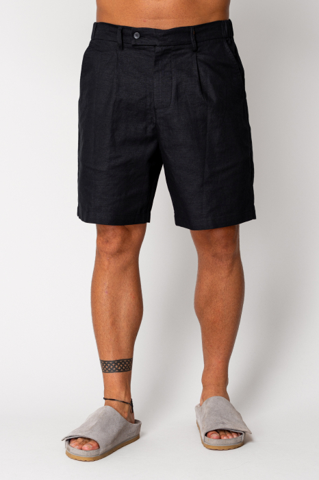 IN shorts with botton closure Black I [2]