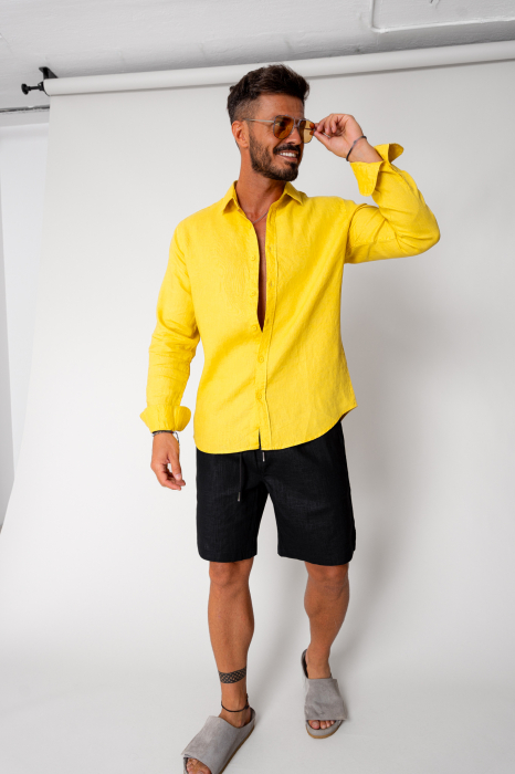 Pantaloni scurt din IN cu snur Black [4]