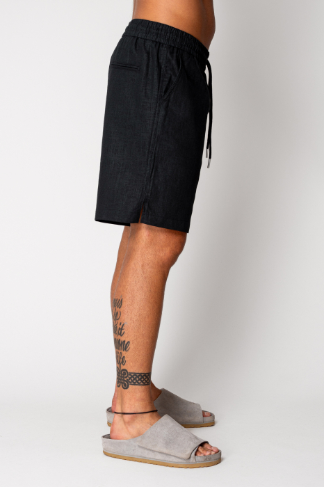 Pantaloni scurt din IN cu snur Black [2]