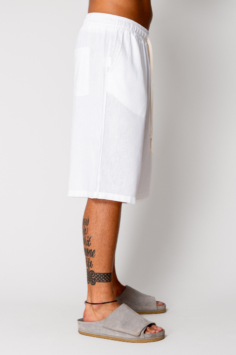 Linen short pants Off White [3]