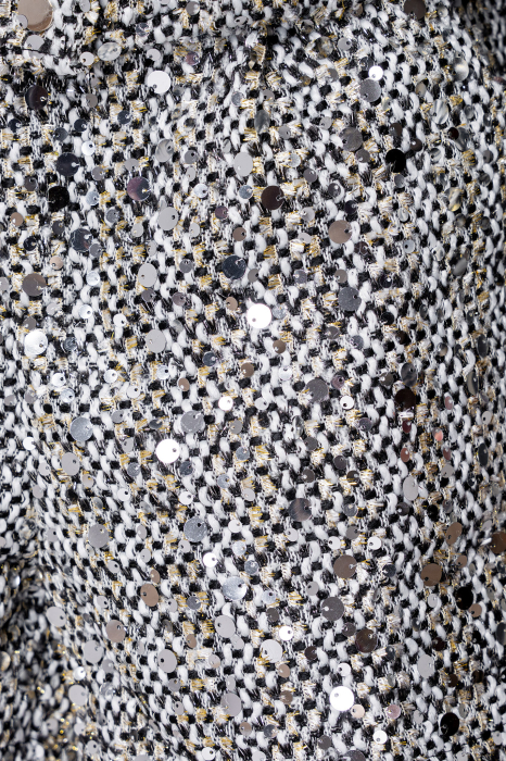 Pantaloni scurti cu paiete Silver [5]