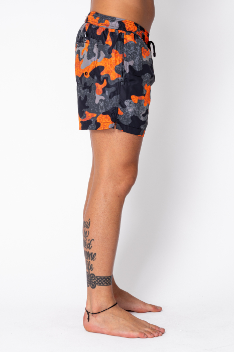 Swimming shorts Camouflage Black/Orange [3]