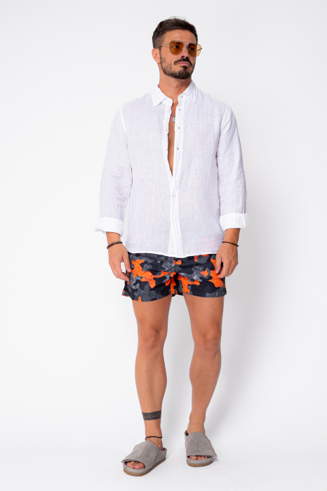 Swimming shorts Camouflage Black/Orange [2]