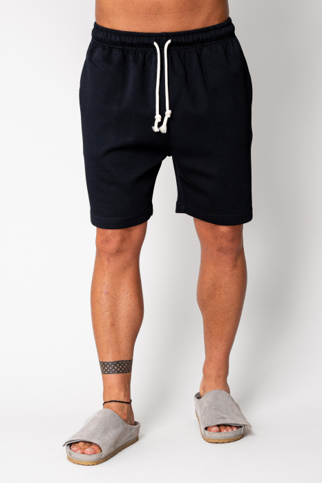 Short Cotton Pants Black I [2]