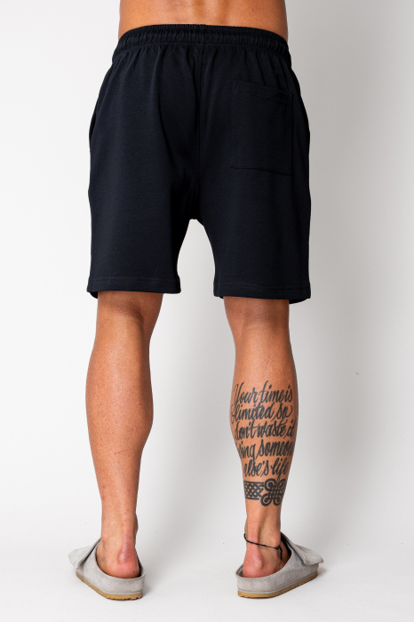 Short Cotton Pants Black I [4]