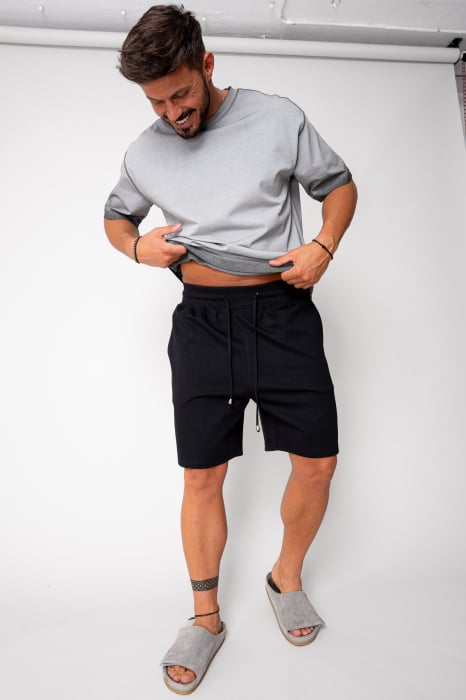 Pantaloni scurti din bumbac Black [4]