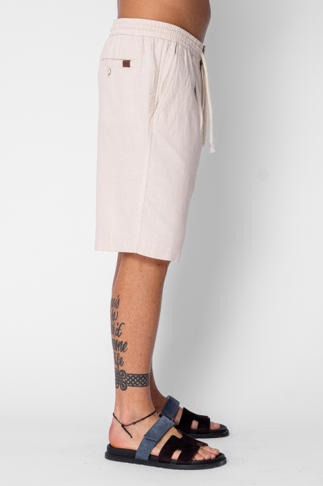 IN shorts with button and drawstring Beige [2]