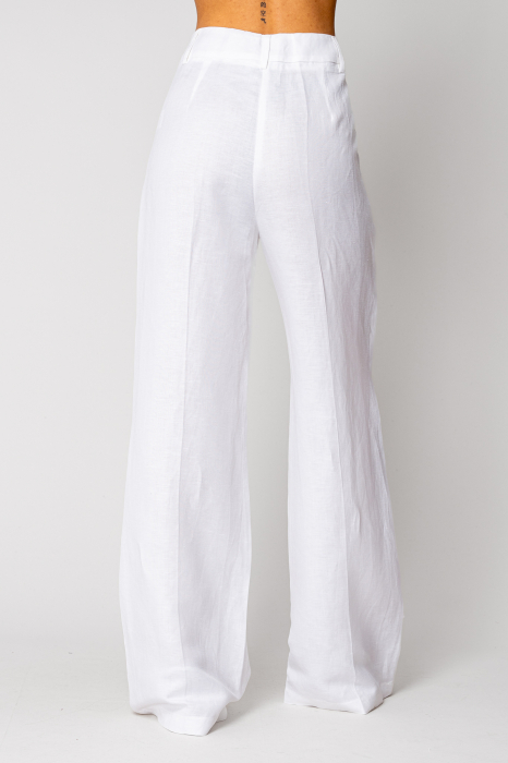 Linen elegant pants White [5]