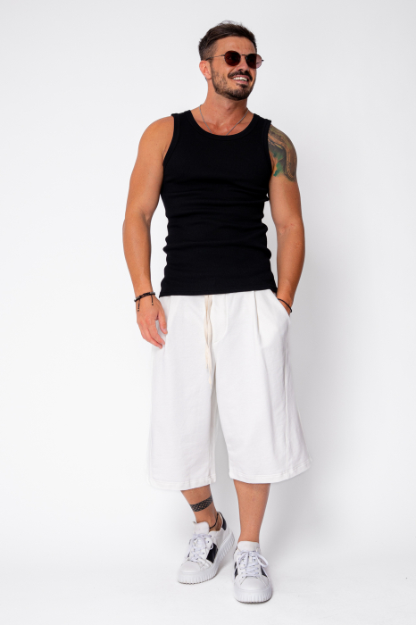 Super Oversized Short Pants Off White [4]