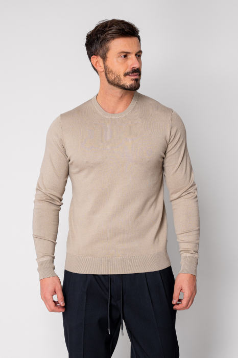 Knitted sweater Beige [1]