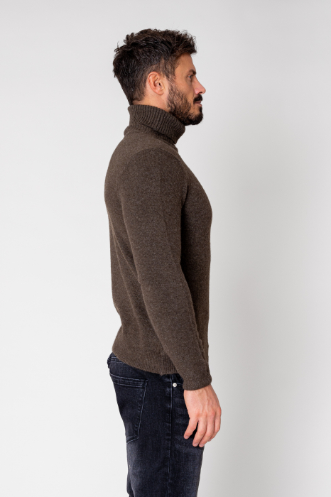 Sweater with high collar Brown [2]