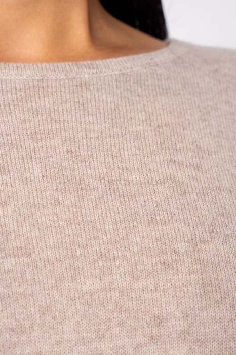 Pulover din 100% Casmir, Beige [4]