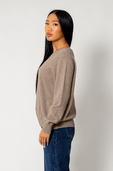 100% Cashmere Taupe sweater [2]