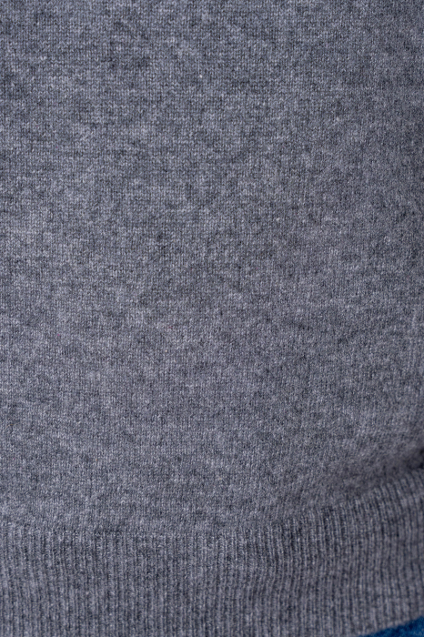 100% Cashmere Grey sweater [5]