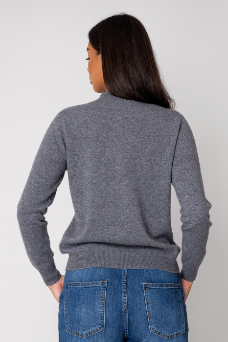 100% Cashmere Grey sweater [3]
