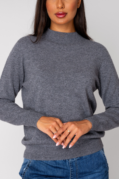 100% Cashmere Grey sweater [4]