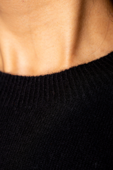 Pulover din 100% Lana, Black [4]