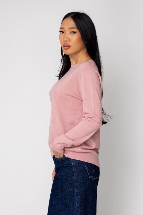 Pulover din 100% Lana, Pink [2]