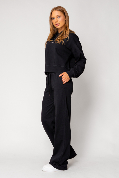 Black Sweatshirt and long pants set made of 100% cotton [2]