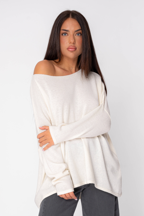 Off White wool and cashmere blend sweater [3]