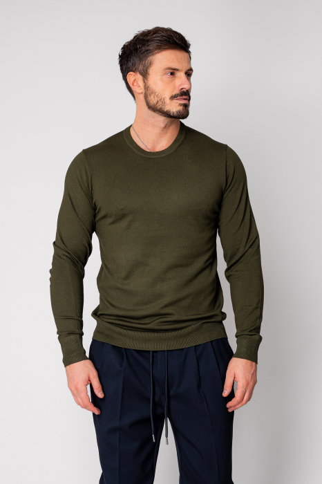 Knitted sweater Kaki [1]
